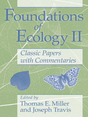 cover image of Foundations of Ecology II